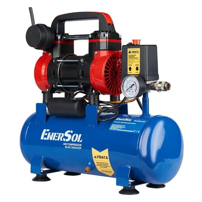 Компрессор Enersol ES-AC100-8-2OF, 100 л/мин, 0.75 кВт (ES-AC100-8-2OF) изображение 2