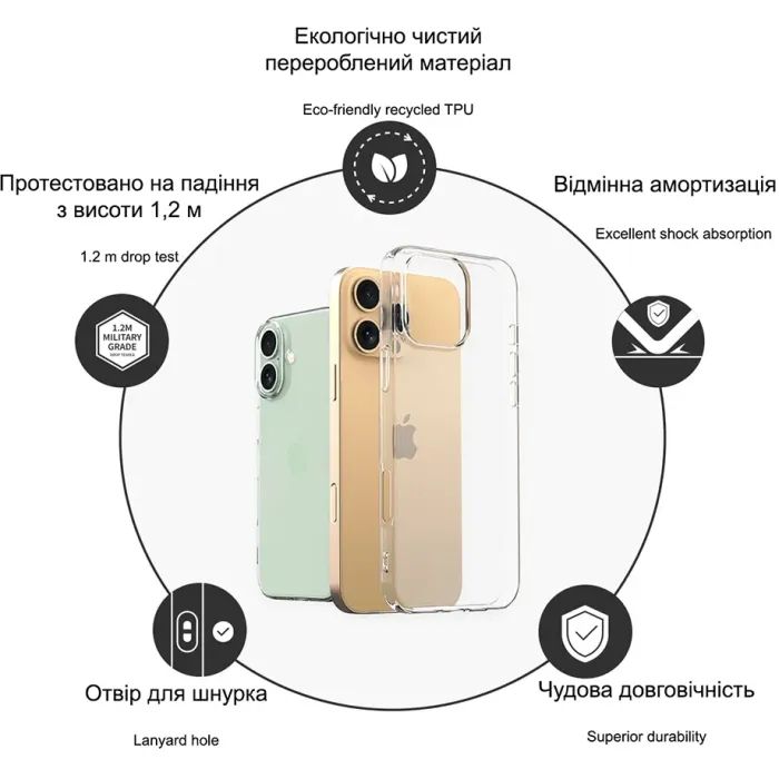 Чехол для мобильного телефона Drobak Acrylic Case для Apple iPhone 14 (949413) изображение 8