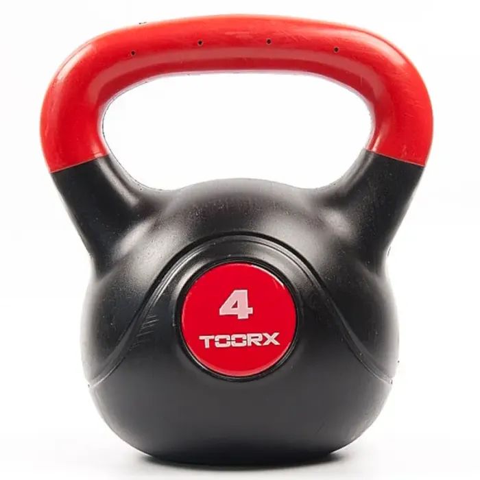 Гиря Toorx PVC 4 кг Black/Orange (KRP-4) (931125)