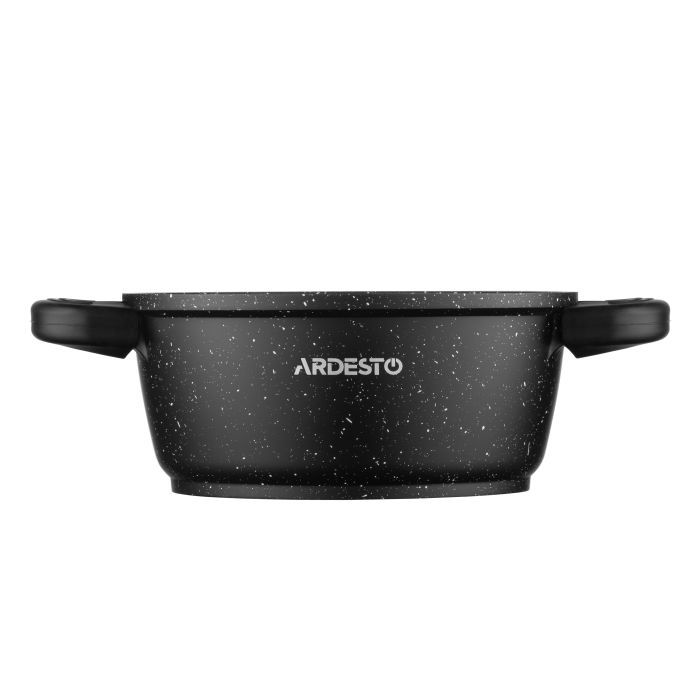 Кастрюля Ardesto Gemini Anzio, 1.8л, алюміній, чорний (AR2418GE) изображение 4