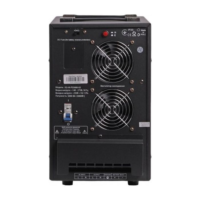 Источник бесперебойного питания EnerGenie EG-HI-PS5000-02 5000VA 3000W 48V (EG-HI-PS5000-02) изображение 2