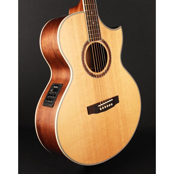 Гітара електроакустична Cort NDX Baritone Natural Satin зображення 3