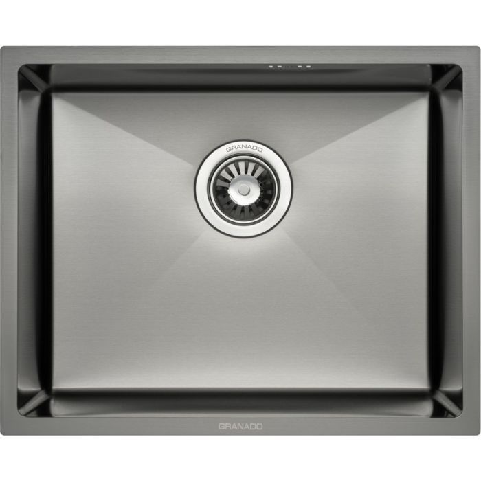 Мойка кухонная GRANADO Under top MAX STEEL S201 black (GS07201B)