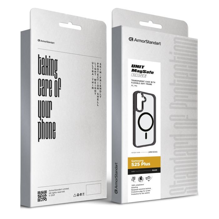 Чехол для мобильного телефона Armorstandart Unit MagSafe Samsung S25 Plus Black (ARM82263) изображение 6