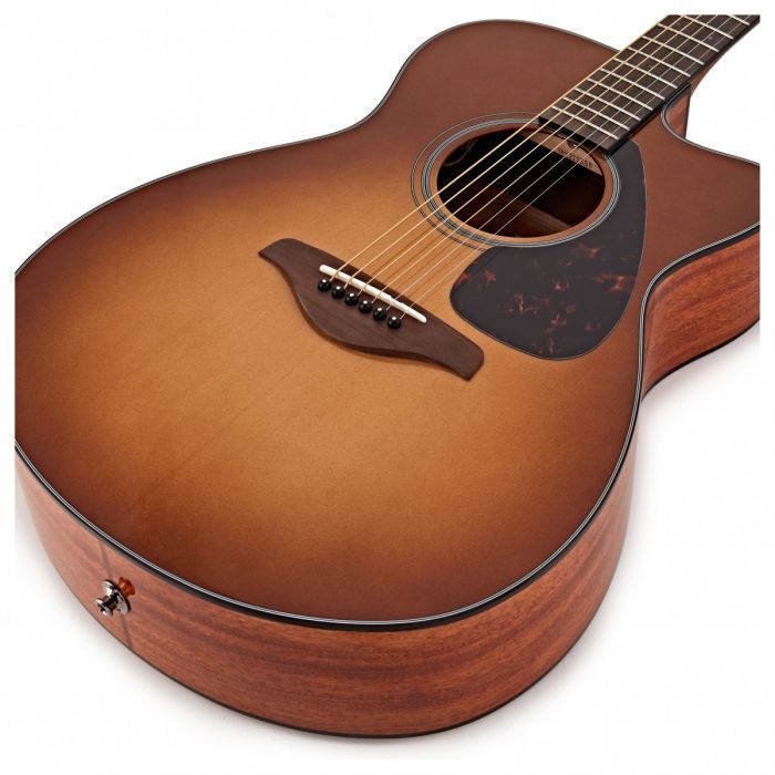 Гитара электроакустическая Yamaha FSX800C Sand Burst изображение 2