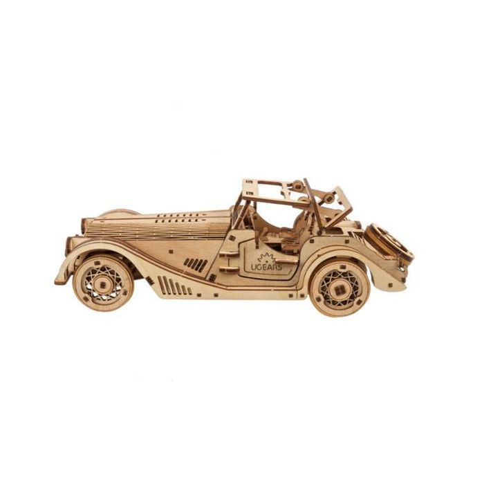 Конструктор Ugears механический 3D Спорткар Ловкая мышь (70202) изображение 6