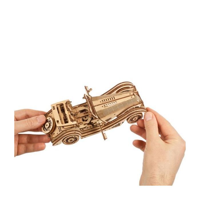 Конструктор Ugears механический 3D Спорткар Ловкая мышь (70202) изображение 7