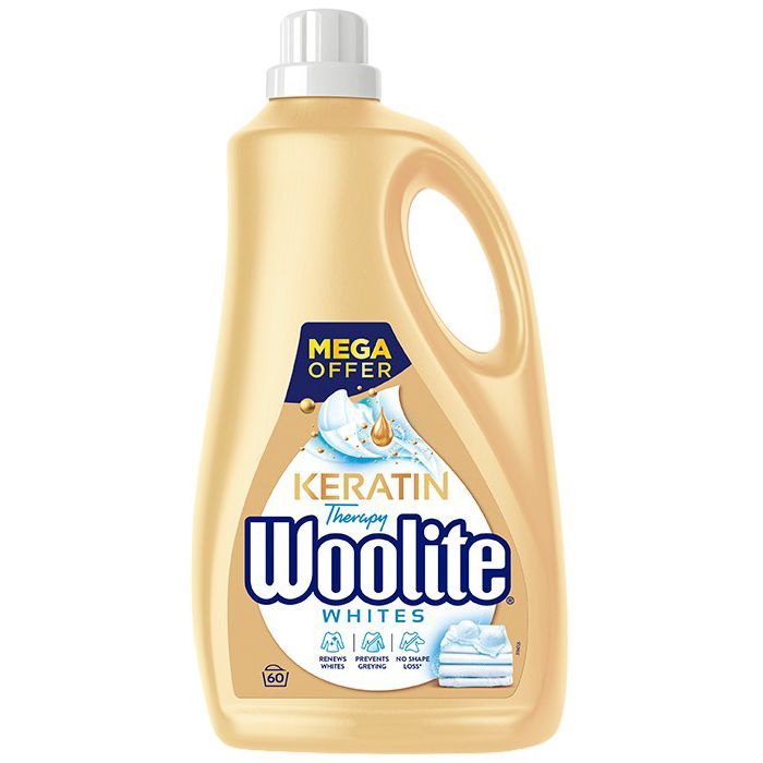 Гель для стирки Woolite Для светлых и белых тканей С кератином 1.8 л (5908252004553)