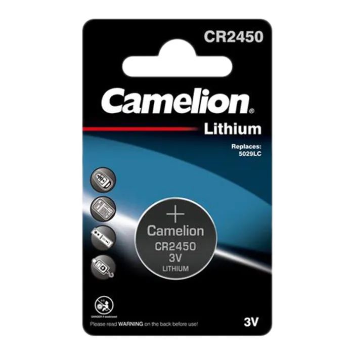 Батарейка CR 2450 Lithium * 1 Camelion (CR2450-BP1)