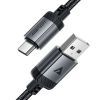 Дата кабель USB 2.0 AM to USB-C 1.2m 3.0A 18W aluminum alloy Black Acefast (6974316283782) зображення 4