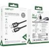 Дата кабель USB 2.0 AM to USB-C 1.2m 3.0A 18W aluminum alloy Black Acefast (6974316283782) зображення 5