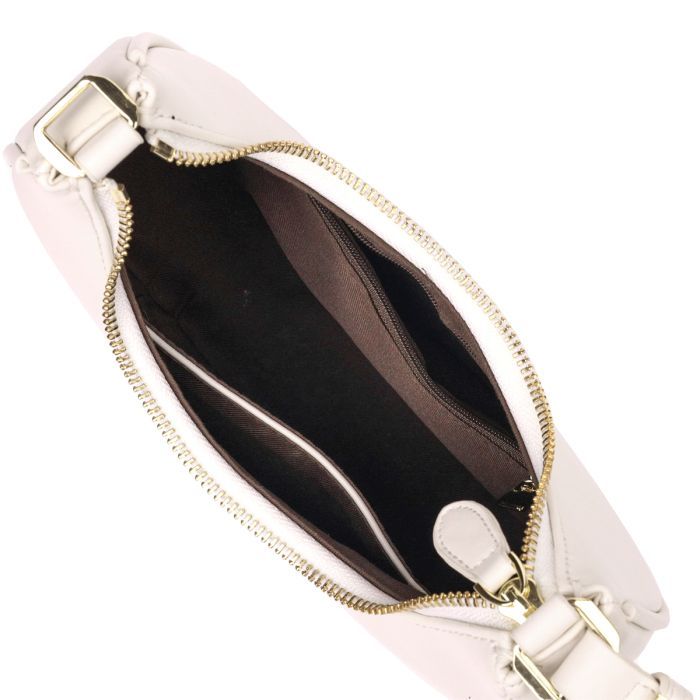 Сумка Vintage Из натуральной гладкой кожи Молочная (21287) изображение 5