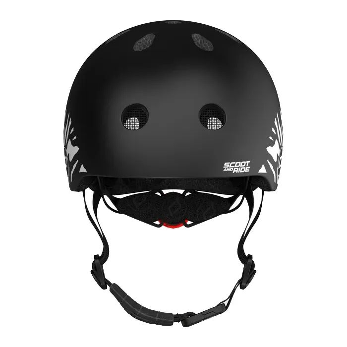 Шлем Scoot&Ride 45-51см, зебра, с фонариком (SR-181206-ZEBRA) изображение 4