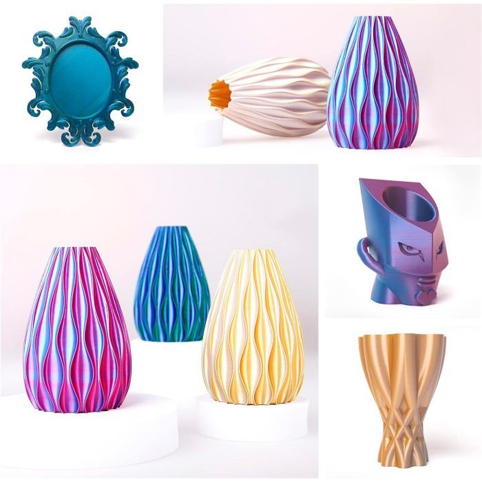 Пластик для 3D-принтера eSUN ePLA-Silk Metal 1.75мм, 1кг, bronze (ePLA-Silk-P175BR1) зображення 11