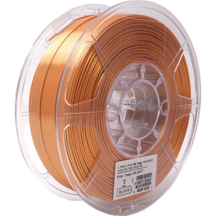 Пластик для 3D-принтера eSUN ePLA-Silk Metal 1.75мм, 1кг, bronze (ePLA-Silk-P175BR1)