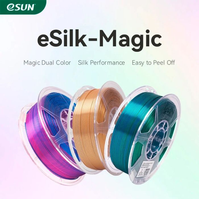 Пластик для 3D-принтера eSUN ePLA-Silk Metal 1.75мм, 1кг, bronze (ePLA-Silk-P175BR1) зображення 5