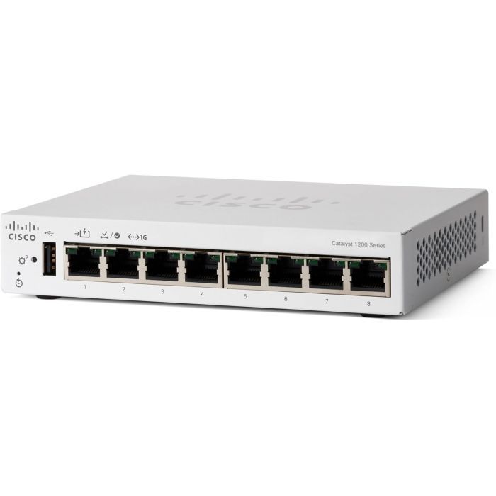 Коммутатор сетевой Cisco C1200-8T-D