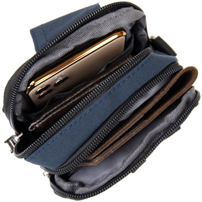 Сумка Vintage На пояс нейлон Красная (20647) изображение 3