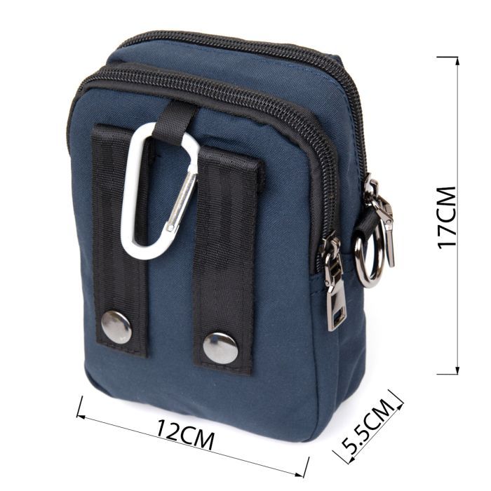 Сумка Vintage На пояс нейлон Красная (20647) изображение 4