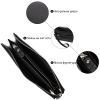 Гаманець Bond Accessories На два відділення з натуральної шкіри Чорна (22044) зображення 5