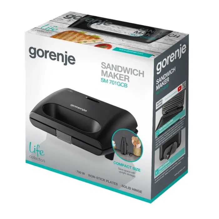 Електрогриль Gorenje SM701SB зображення 2