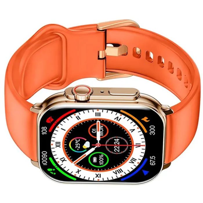 Смарт-годинник iMiki SF1 Gold Silicone Strap зображення 2