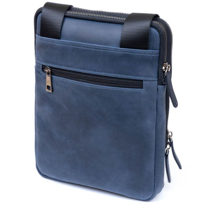 Сумка Shvigel На два отделения кожаная Черная (11283) изображение 2