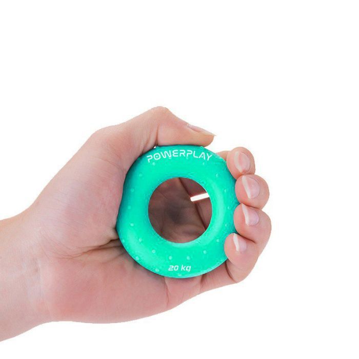 Эспандер PowerPlay PP-4338 Hand Grip Medium 20 кг Зелений (PP_4338_Green_20kg) изображение 3