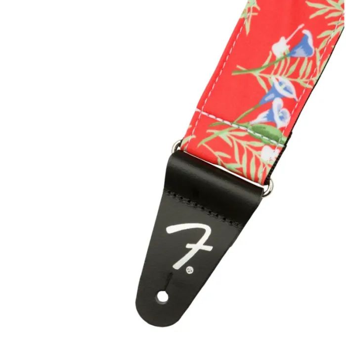 Ремень для гитары Fender Strap 2" Hawaiian Straps Red Floral (236945) изображение 2
