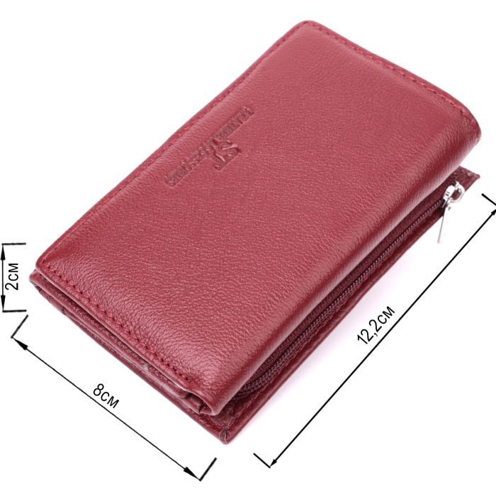 Кошелек ST Leather Кожаный Бордовый (22489) изображение 3