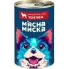 Консервы для собак М'ясна Миска кусочки в соусе с телятиной 415 г (4820255192154)