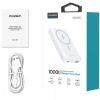 Батарея универсальная Choetech Magnetic Wireless 10000mAh 20W, PD,QC/3.0, USB-A, USB-C, White (B663-ACWH) изображение 4
