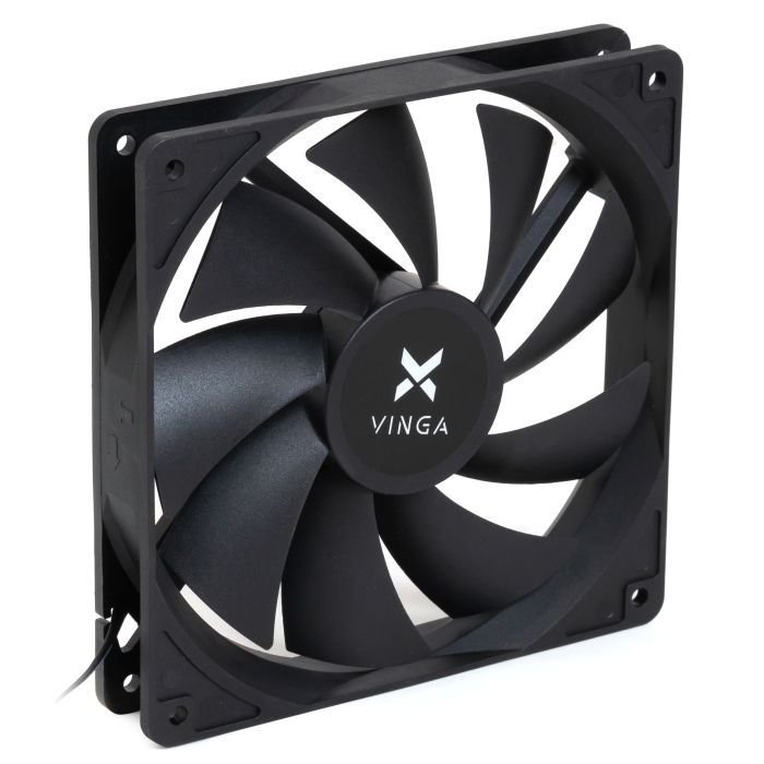 Кулер до корпусу Vinga 14025 PWM 4pin ОЕМ зображення 2