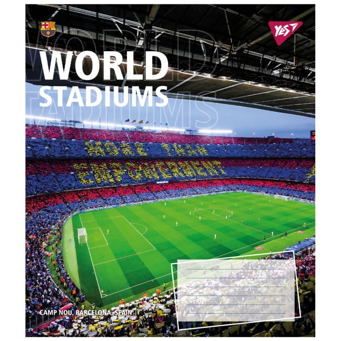 Тетрадь Yes World stadium А5 48 листов клетка (767114) изображение 3