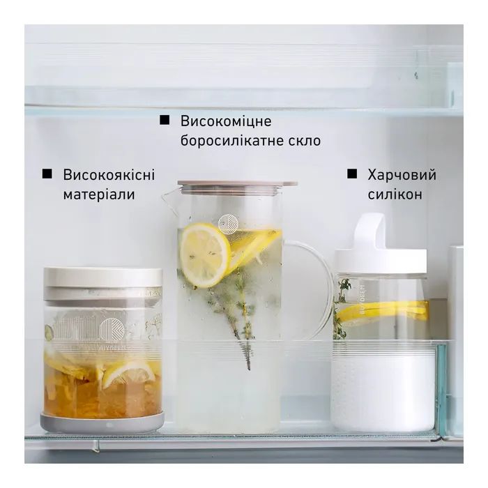 Глечик Buydeem із силіконовою кришкою 1200 мл (CD2003/A1) зображення 4