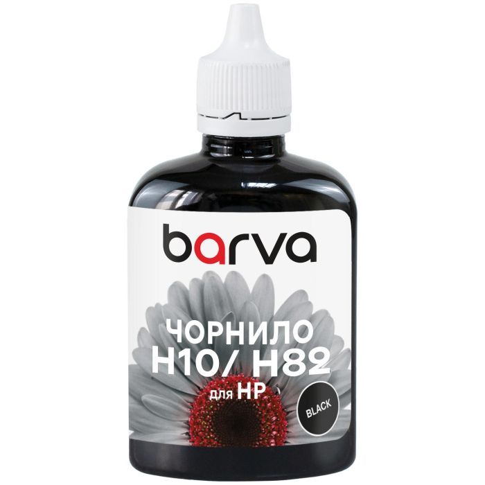 Чорнило Barva HP 10/13/82/88 100ml black, pigment (H10-667)