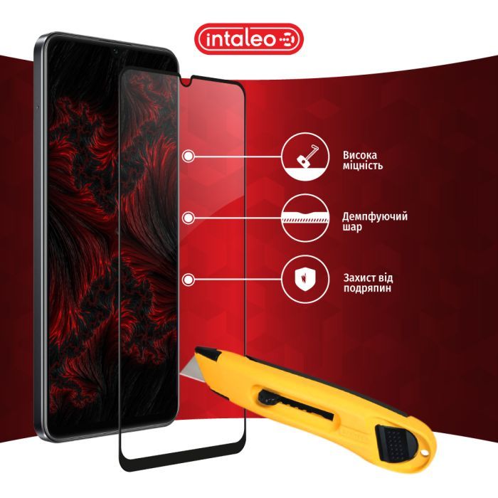 Скло захисне Intaleo Full Glue RealMe C53 Black (1283126577833) зображення 5