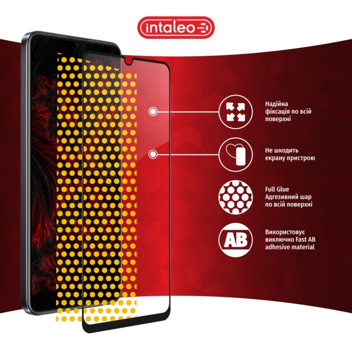 Скло захисне Intaleo Full Glue RealMe C53 Black (1283126577833) зображення 7