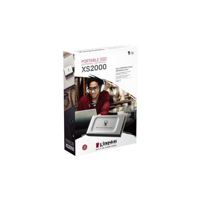 Накопичувач SSD USB Type-C 500GB XS2000 Kingston (SXS2000/500GA) зображення 4