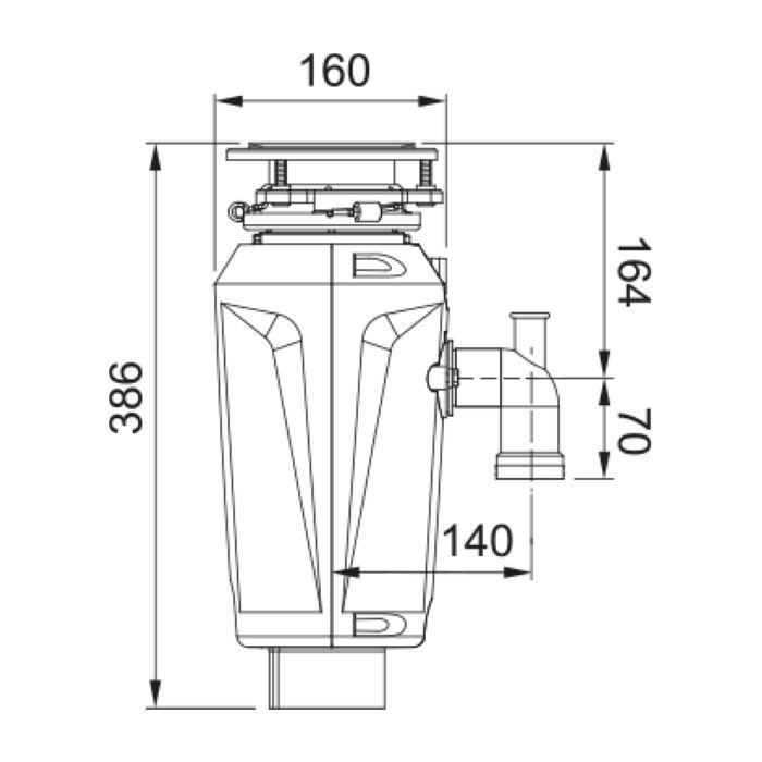 Измельчитель пищевых отходов Franke Slim 75 (134.0715.096) изображение 4