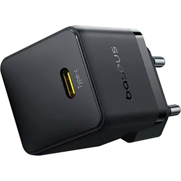 Зарядний пристрій Baseus Palm Fast Charger 1C 30W + Cable 1.0m Type-C 60W black (P10111605113-01) зображення 2
