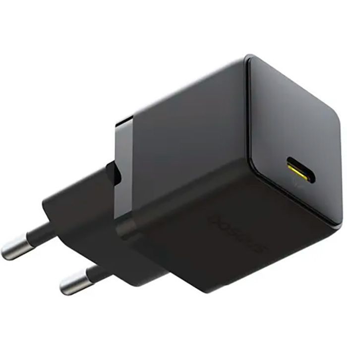 Зарядний пристрій Baseus Palm Fast Charger 1C 30W + Cable 1.0m Type-C 60W black (P10111605113-01) зображення 3