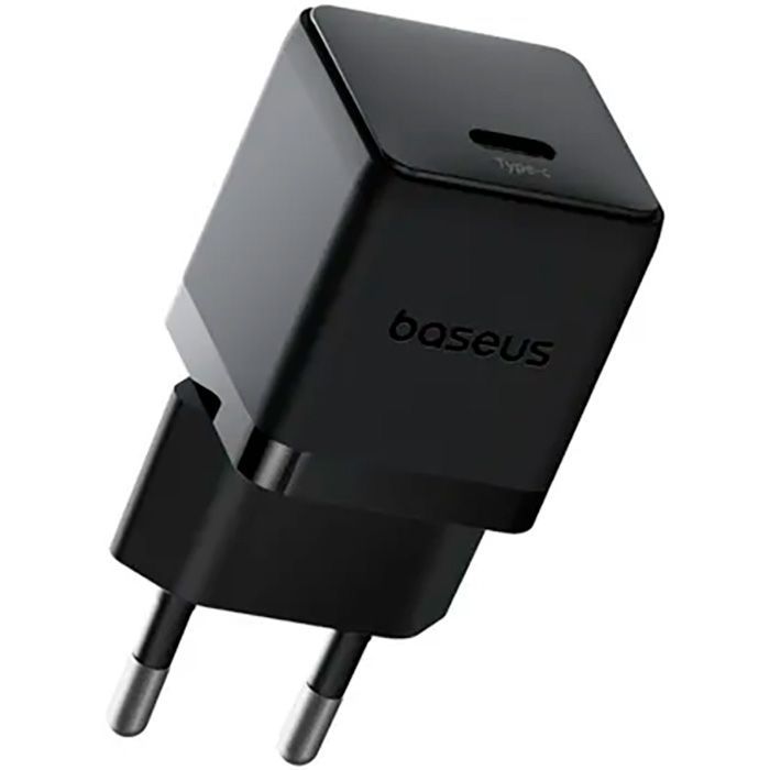 Зарядний пристрій Baseus Palm Fast Charger 1C 30W + Cable 1.0m Type-C 60W black (P10111605113-01) зображення 5