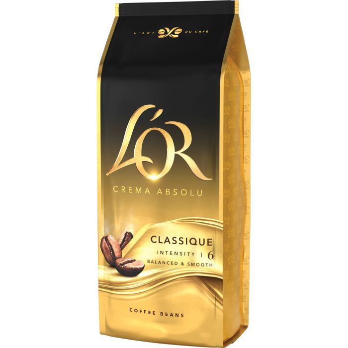 Кава L'OR Crema Absolute Classic в зернах 1 кг (8711000400791) зображення 2