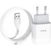 Зарядний пристрій HOCO C73A Glorious 2xUSB + cable USB to Lightning White (6931474713056) зображення 3