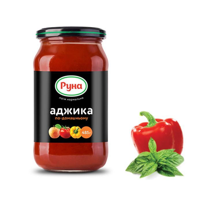 Соус Руна Аджика По-домашньому 485 г (4820015943248) зображення 2