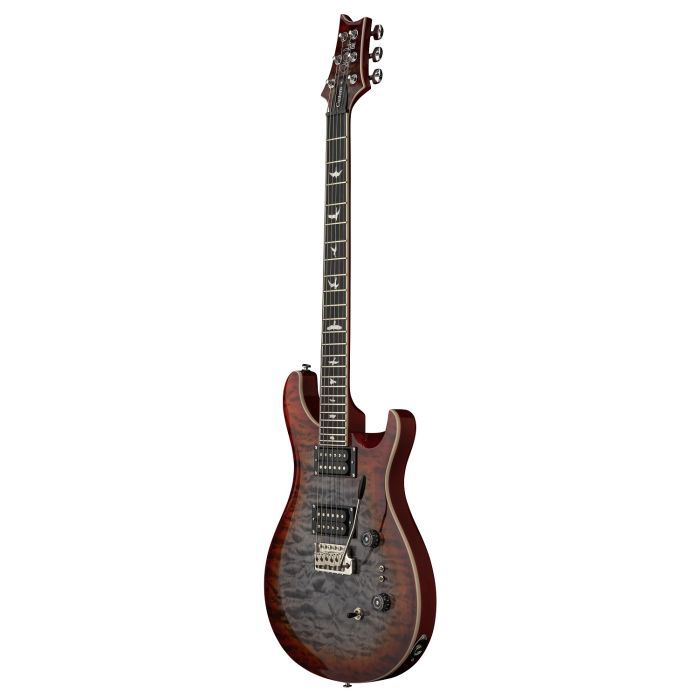 Электрогитара PRS SE Custom 24-08 Quilt Charcoal Cherry Burst изображение 3