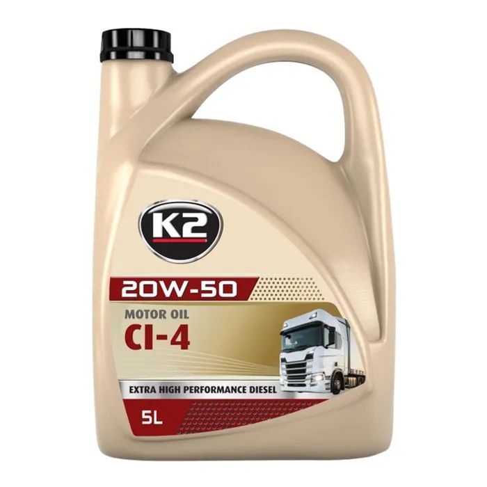 Моторное масло K2 MOTOR OIL 20W-50 CI-4 5 л (O4145E)