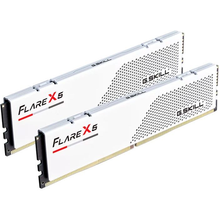 Модуль пам'яті для комп'ютера DDR5 32GB (2x16GB) 6400 MHz Flare X5 Matte White G.Skill (F5-6400J3240G16GX2-FX5W) зображення 3