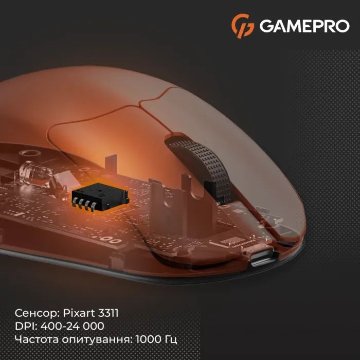 Мышка GamePro Genesis Avenger Wireless/Bluetooth/USB White (GM096W) изображение 5